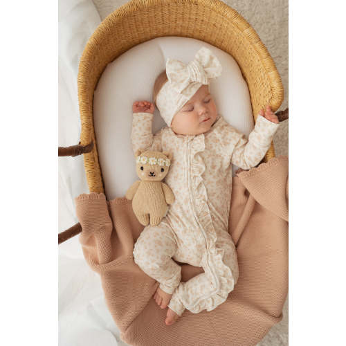 Frill Zip Romper | Vintage Rose – Little and Fern