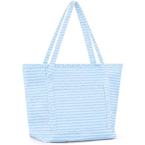 Gingham Tote Bag for Women