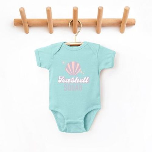 The Juniper Shop Seashell Squad Baby Bodysuit - Newborn - Chill