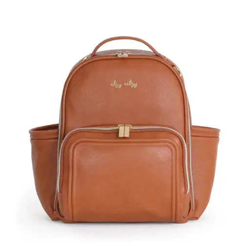 Itzy Ritzy Mini Plus Diaper Bag - in Cognac