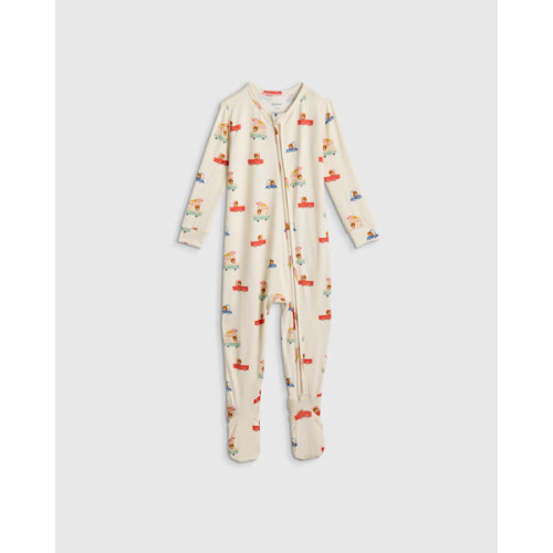 Bamboo Footie Pajama - Baby in Eternal Blue