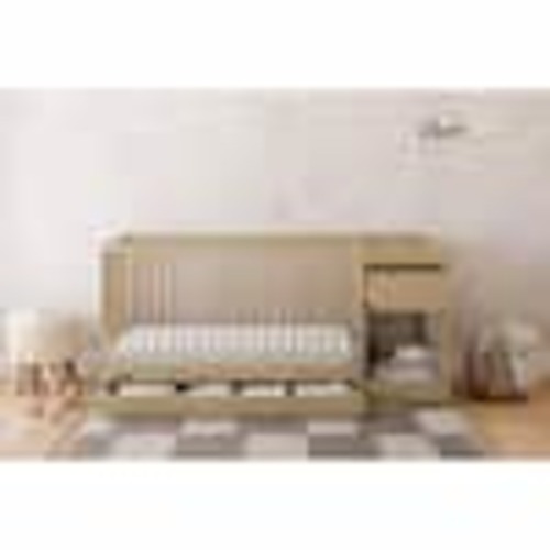 Graco Teddi Driftwood 5-in-1 Convertible Crib and Changer with Drawer 04589-307