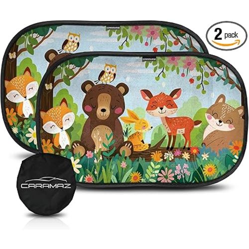 Car Window Shade for Baby with Certified UV-Protection 2 Pack - 20"x12"