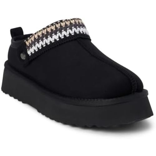 BEACH by Matisse Women's Storm Embroidered Scuff Slipper Casual Shoes