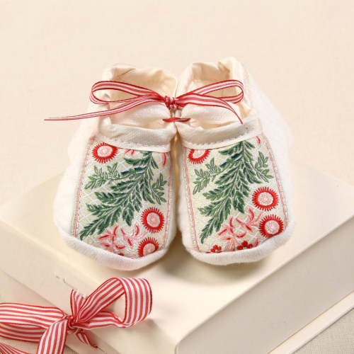 Boutique Baby Christmas Booties – Baby Beau and Belle