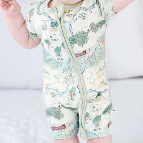 Hundred Acre Woods Shortie Romper – Little Crowns & Capes