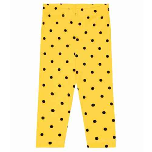 Baby polka-dot jersey leggings