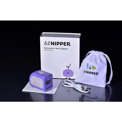 Electric Baby Nail Trimmer Ages 3mo-5yrs | Safe for Infants & Toddlers with Cerebral Palsy, Autism, Special Needs | Won't Cut Skin | LED Light | Rechargeable | Registry Must-Have