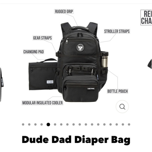 Dude Dad Diaper Bag