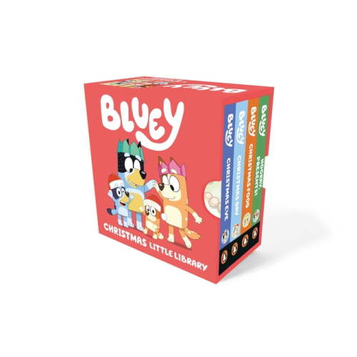 Bluey Bluey: Christmas Little Library 4-Book Box Set, (Paperback)