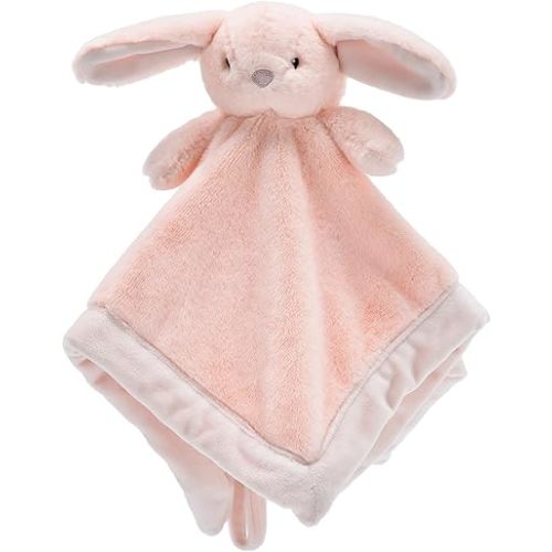 Loveys for Babies,Soft Bunny Security Blanket for Newborn Boys and Girls,Toddler Snuggle Toy Stuffed Animal,Baby Lovey, Baby Girl Gifts,Age 0+