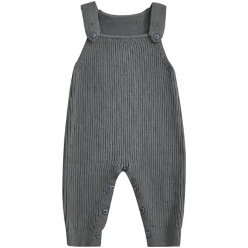 Fall Winter Clothes Infant Baby Girl Boy Sweater Romper Pants Solid Knit Jumpsuit Overall One Piece Outfit