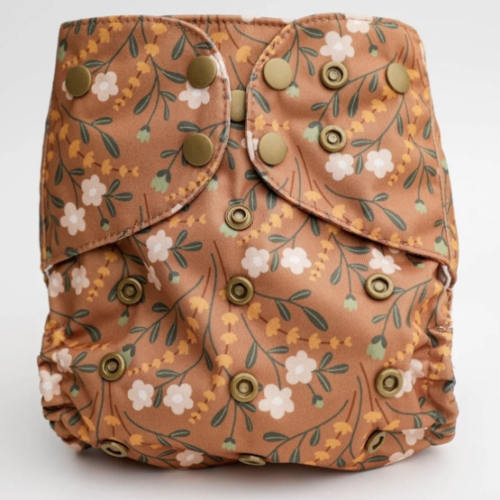 Luxe Pocket Cloth Diaper with Dual Inner Gussets and Athletic Wicking Jersey