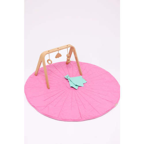 Pink Robin/Hummingbird - Linen Quilted Playmat – WildBird