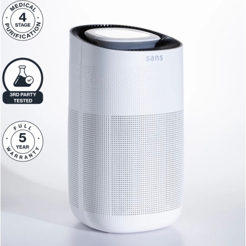 Sans Air Purifier - HEPA 13 Filter, Activated Carbon and UV-C Light