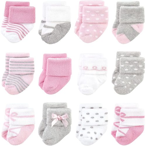 Little Treasure Baby Girls' Newborn Socks
