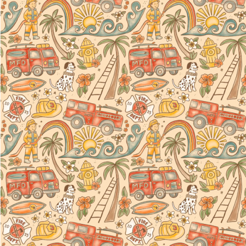 Firehouse Friends Romper – Little Fins