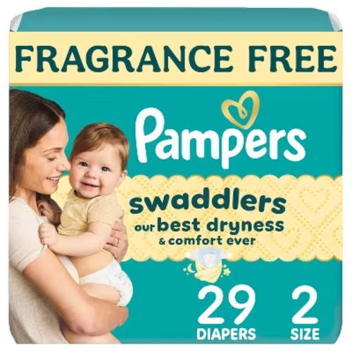 Pampers Swaddlers Sensitive Disposable Diapers - Size 2 - 29ct