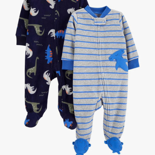 Simple Joys by Carter's baby-boys 2-pack Fleece Footed Sleep and PlayBaby and Toddler Sleepers