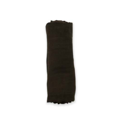 Baby Onyx Black Bamboo Muslin Blanket – Soft & Breathable Newborn Blanket by Ellie Sue