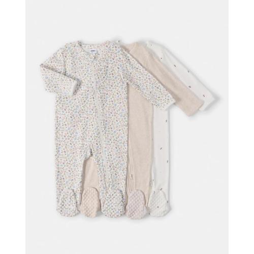 3 Pack Australian Cotton Coveralls - Kmart