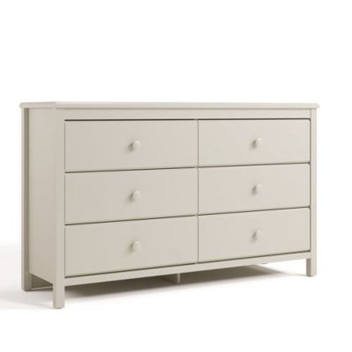 Storkcraft Alpine 6-Drawer Dresser Frosted Oat