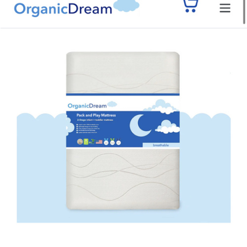 Organic Dream Pack and Play Mattress | Playard Mattress I Organic Dream®