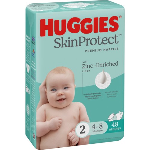 Huggies Infant Nappies Size 2 (4-8kg) 48 Pack