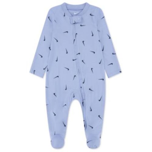 Baby Boys' and Girls' Printed Viscose Footed Coverall