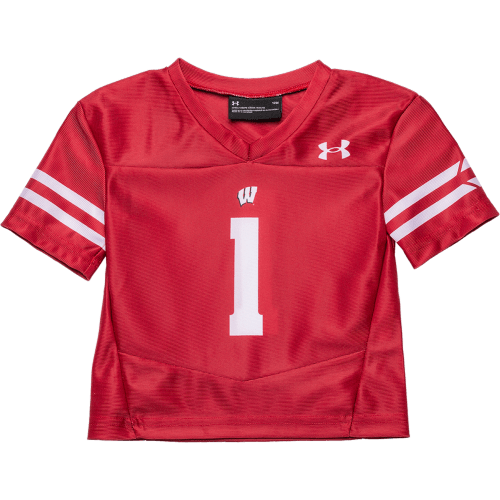 Under Armour Infant/Toddler WI Football Jersey #1 (Red) | UW Alumni Store