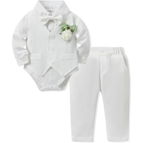SANMIO Baby Boy Baptism Outfit Suit Set Christening Formal 0-24M