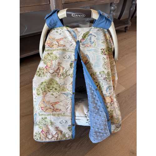 Baby Boy Carseat Cover - Winnie the Pooh