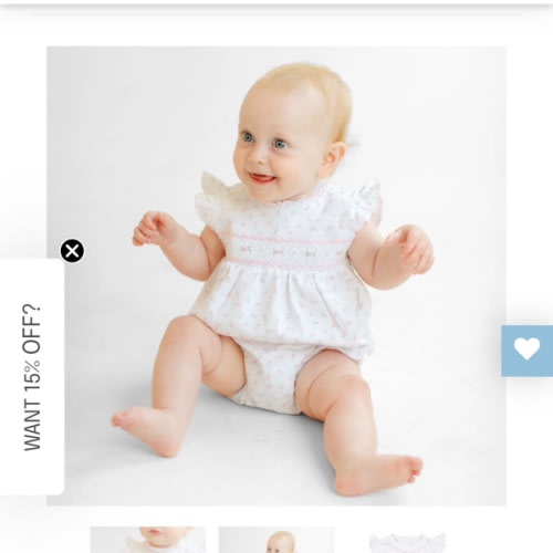 Juliette's Classics Smocked Footie 6months – Magnolia Baby