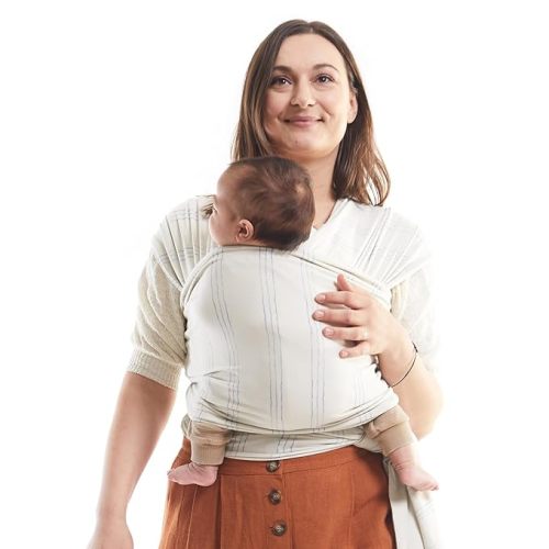 Boba Baby Wrap Carrier – Original Baby Sling Carrier for Newborns (7–35 lbs), Soft, Secure, Hands-Free & Ergonomic, Ideal for Comfortable Bonding, New Parents (Serenity Riviera)