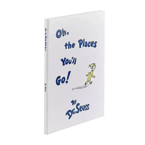 Oh, The Places You'll Go! Classic Children's Leather Bound Book - For Ages 0+