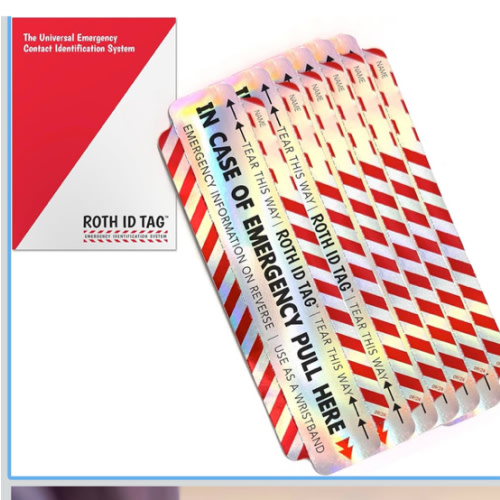 Amazon.com : roth id tag emergency identification kit