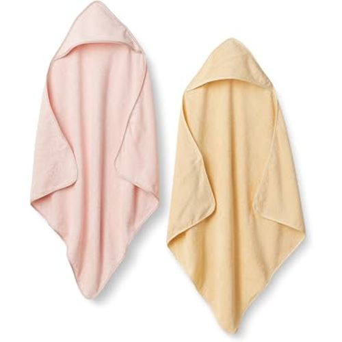Amazon Essentials x Sofia Grainge Unisex Babies' Hooded Bath Towel