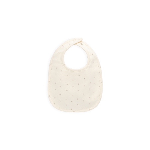 Organic Cotton Bib - Ditsy Cherries – Jamie Kay USA