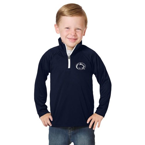 Little King NCAA Toddler Boys 1/4 Zip Pullover Wind Shirt-100% Polyester-Sizes 2T 3T 4T 5T