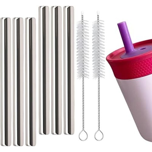Stainless Steel Straw Replacement for Owala Kids Cup