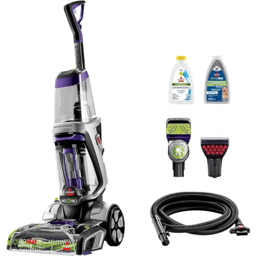 BISSELL ProHeat 2X Revolution Pet Pro Plus, 3588F, Upright Deep Cleaner, 30-minute Dry Time, Dual Dirt Lifter Powerbrush, Hose & Tool Attachment, Pet Upholstery Tool and Tough Stain Tool Included