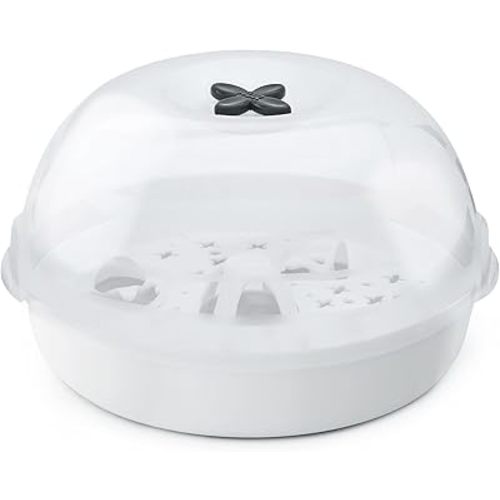 NUK Micro Express Microwave Baby Bottle and Accessory Sterilizer, a Fast & Effective Sterilization, Using Natural Steam