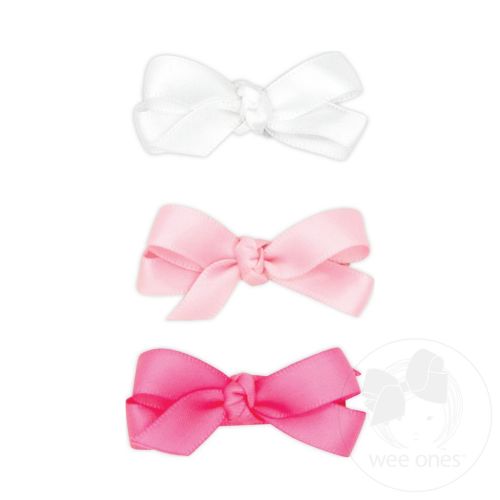 NEW MULTIPACK! Baby Satin Hair Bows with Knot Wrap