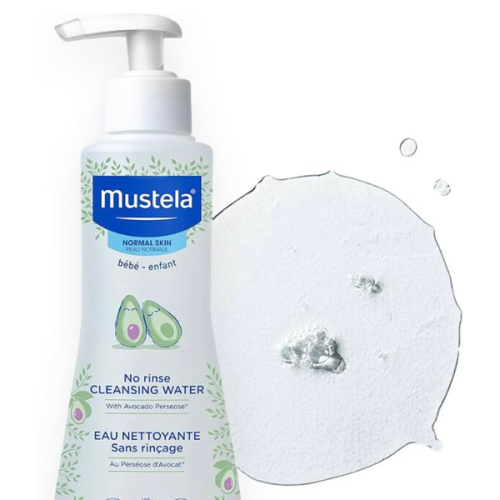 Mustela No-Rinse Micellar Cleansing Water for Babies - Made with Natural Avocado Perseose & Aloe Vera - Safely Cleans Baby's Face, Hands & Diaper Area - 1 or 2-Pack - Various Sizes