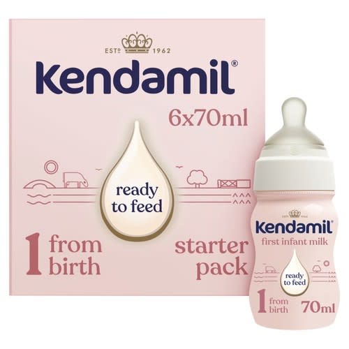 Kendamil Classic Infant Ready to Feed Starter Pack 6 x 70ml with Teats