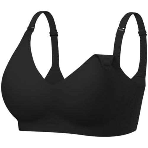 Angelhood Nursing Bras for Breastfeeding Seamless Jelly Maternity Bra