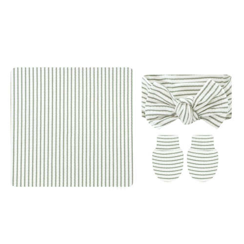 Britton Ribbed Essential Newborn Bundle (Headband)