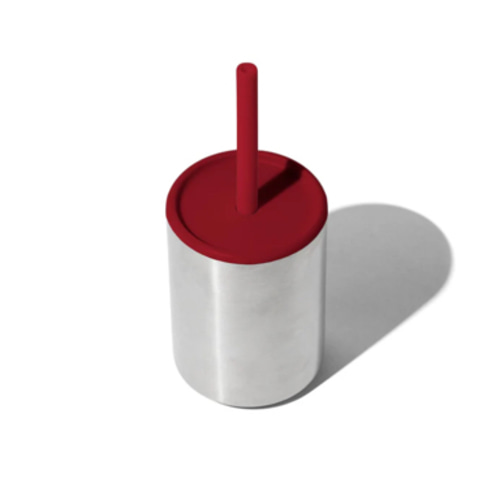 8oz Stainless Steel Sippy Cup - Spill Proof Straw Transition Cup (9 color options)