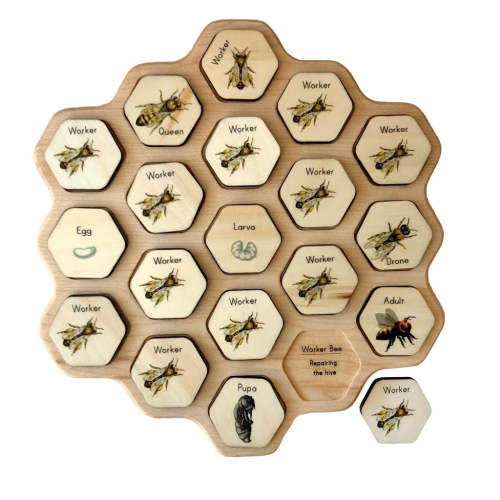Mirus Wooden Bee Puzzle | Acorn Toy Shop