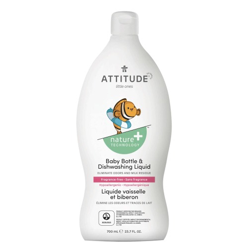 Baby Dish Soap 1L - Vegan formula I ATTITUDE